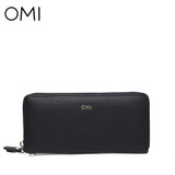 OMI Women's wallet Women's bag Female's purse ladies' long wallet genuine leather purse famous designer brand luxury Clutches