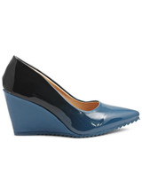 Ombre Wedge - Navy