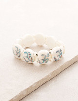 OM Coral and Turquoise Tibetan Healing Bracelet