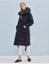OLN Luxury Women Down Coat Winter Thicken Light Down Jacket Fashion 2017 Long Overcoat High Quality Outerwear Europe Parka New