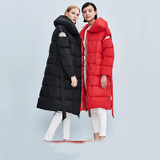 OLN Luxury Women Down Coat Winter Thicken Light Down Jacket Fashion 2017 Long Overcoat High Quality Outerwear Europe Parka New