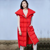 OLN Luxury Women Down Coat Winter Thicken Light Down Jacket Fashion 2017 Long Overcoat High Quality Outerwear Europe Parka New