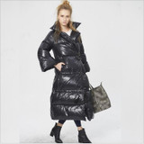 OLN High Quality Women Down Coat 2017 Winter Parka Loose Maxi Long Outerwear Duck Down Jacket Fashion Snowclassic Luxury Coats