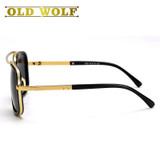 OLD WOLF 2017 Fashion Square Men Sunglasses Women Luxury Brand Designer Sun Glasses Male Driving Superstar Maches Female Shades