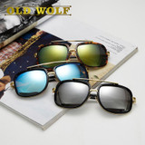 OLD WOLF 2017 Fashion Square Men Sunglasses Women Luxury Brand Designer Sun Glasses Male Driving Superstar Maches Female Shades