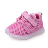 KKABBYII Children Shoes With Light Chaussure Led Enfant New Kids Sports Shoes Breathable Boys LED Sneakers For Girls