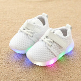 KKABBYII Children Shoes With Light Chaussure Led Enfant New Kids Sports Shoes Breathable Boys LED Sneakers For Girls