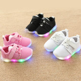 KKABBYII Children Shoes With Light Chaussure Led Enfant New Kids Sports Shoes Breathable Boys LED Sneakers For Girls