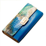 kivi women wallets genuine leather coin purse famous brand long womens purses luxury brand real leather wallet