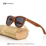 KITHDIA Spring Polarized Sunglasses Skateboard wood sunglasses Colorful wood bamboo sunglasses with polarized uv400 lense