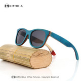 KITHDIA Spring Polarized Sunglasses Skateboard wood sunglasses Colorful wood bamboo sunglasses with polarized uv400 lense
