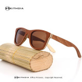 KITHDIA TOP Black Wooden Sunglasses Handmade Natural Skateboard Wooden Sunglasses Men Women Wooden polarized sunglasses