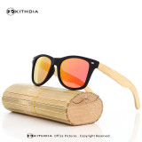 KITHDIA New Fashion Products Men Women Glass Polarized Bamboo Sunglasses Retro Vintage Wood Lens Wooden Frame Handmade