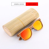 KITHDIA Natural Wooden Sunglasses Bamboo Brand Sun Glasses Vintage Wood Case Beach Polarized Sunglasses for Driving gafas de sol