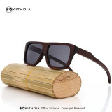 KITHDIA Men Brand Sunglasses Fashion Wood Sunglasses Polarized Summer Eyewear Handmade bamboo Sunglasses for Friends