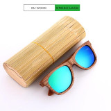 KITHDIA DU Wood Sunglasses Polarized Handmade Wooden Sun Glasses Bamboo sunglasses Brand Designer Eyeglasses For Men Women