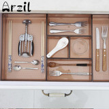 Kitchen Wardrobe Drawer Storage Box Set Tableware Cosmetics Stationery Holder Boxes Home Office DIY Combination Organizer