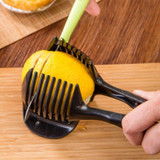 Kitchen Tools Fruit Vegetable Gadgets Tomato Holder Slicer Guide Potato Onion Lemon Cutter Orange Shredders Slicers