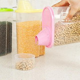 Kitchen Storage Organizer 2.5L/1.9L Grain Storage Container Rice Holder Box Cereal Bean Container Sealed Box with Measuring Cup