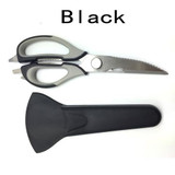 kitchen scissors knife for fish chicken household stainless steel multifunction cutter shears  free shipping with magnetic cover kitchen scissors knife for fish chicken household stainless steel multifunction cutter shears  free shipping with magnetic cover