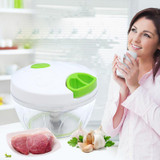 Kitchen Pulling Food Chopper Household Hand Chopper Manual Rope Food Processor Slicer Shredder Salad Maker Vegetable Tools S30
