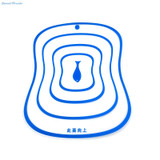 Kitchen Plastic Chopping Block Meat Vegetable Fruit Cutting Board Frosted Transparent Bendable Classified Antibacterial Non-slip