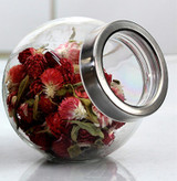 Kitchen Glass Storage Spice Jar Bottle Seasoning Storage Cans With Holder Rack Kitchen Storage Container