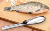 Kitchen Gadget Cleaning Fish Skin Stainless Steel Fish Scales Brush Remover Cleaner Descaler Skinner Scaler Seafood Picks