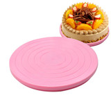 Kitchen DIY Plastic Cake Stand Decor Turntable Manually Rotating Round Shaped Cake Mounting Pattern Tool 2017ing