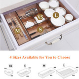 Kitchen Cutlery tray Wardrobe Drawer Storage Boxe Set Tableware Stationery Holder Box Home Office Organizer DIY Combine