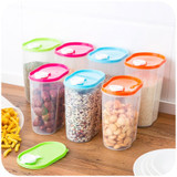 Kitchen compact environmentally sealed cans storage box, whole grains crisper food storage tank 1.25L