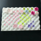 Kitchen cake tools cookie flower shaping sponge pad tools cake decoration stereotypes Tools baking cake decoration mat