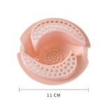 Kitchen Bathroom Sink Filter Net Anti Clogging Silicone Drain Sink Sewer Debris Filter Net 2JY27