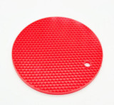 Kitchen Accessories 18cm Round Silicone Non-slip Heat Resistant Mat Coaster Cushion Placemat Pot Holder