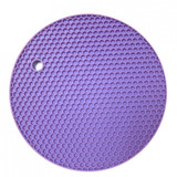 Kitchen Accessories 18cm Round Silicone Non-slip Heat Resistant Mat Coaster Cushion Placemat Pot Holder