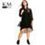 Kissmilk Plus Size Fashion Women Clothing Casual Embroidery Print Dress Long Sleeve A-line Big Size Dress 3XL 4XL 5XL 6XL