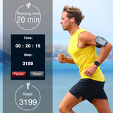 Kaimorui Smart Watch Heart Rate Pedometer Smartwatch with Call Reminder for Android and Iphone  Bluetooth Smart Watch