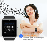 Kaimorui GT08 Smart Watch Pedometer Call Reminder Bluetooth Smart Watch with SIM Card Slot Heart Watch Smart for Men