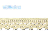 2 yards/Lot Cotton Lace Trim Clothing Decorative Ribbon Home Handmade Patchwork DIY Sewing Wedding Crafts Accessory