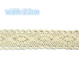 2 yards/Lot Cotton Lace Trim Clothing Decorative Ribbon Home Handmade Patchwork DIY Sewing Wedding Crafts Accessory