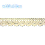 2 yards/Lot Cotton Lace Trim Clothing Decorative Ribbon Home Handmade Patchwork DIY Sewing Wedding Crafts Accessory