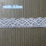 2 yards/Lot Cotton Lace Trim Clothing Decorative Ribbon Home Handmade Patchwork DIY Sewing Wedding Crafts Accessory