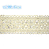 2 yards/Lot Cotton Lace Trim Clothing Decorative Ribbon Home Handmade Patchwork DIY Sewing Wedding Crafts Accessory