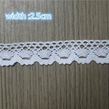 2 yards/Lot Cotton Lace Trim Clothing Decorative Ribbon Home Handmade Patchwork DIY Sewing Wedding Crafts Accessory