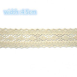 2 yards/Lot Cotton Lace Trim Clothing Decorative Ribbon Home Handmade Patchwork DIY Sewing Wedding Crafts Accessory