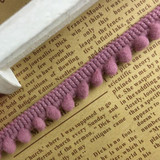 2 yards/lot Colorful Pom Pom Trim Ball Lace Fringe Ribbon DIY Sewing Accessory Decoration Lace Fringe Sewing Frabic Supplies