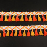 2 Yard/Lot Pom Pom Tassel 45mm Pompoms Trim Ball Fringe Ribbon Apparel Lace Fabric Cord DIY Sewing Accessory