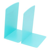 2 x Book Ends Shelf Bookends Durable Heavy Duty Plastic Book End Shelf Bookend Holder Office School Supply Student Stationery