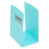 2 x Book Ends Shelf Bookends Durable Heavy Duty Plastic Book End Shelf Bookend Holder Office School Supply Student Stationery