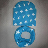 2 Piece/ Set Hat Scarf Gloves Baby Winter Cap Star Beanie Warm Hats for Children Neck Warmer Photography Props